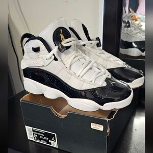 Air Jordan Black and White Sneakers